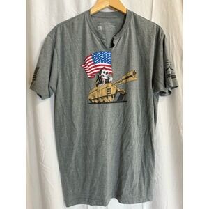 Veterans Grunt Style Size Matters Logo Tshirt Men’s Size XL